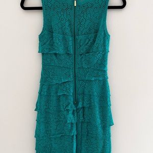 Teal lace dress in great condition